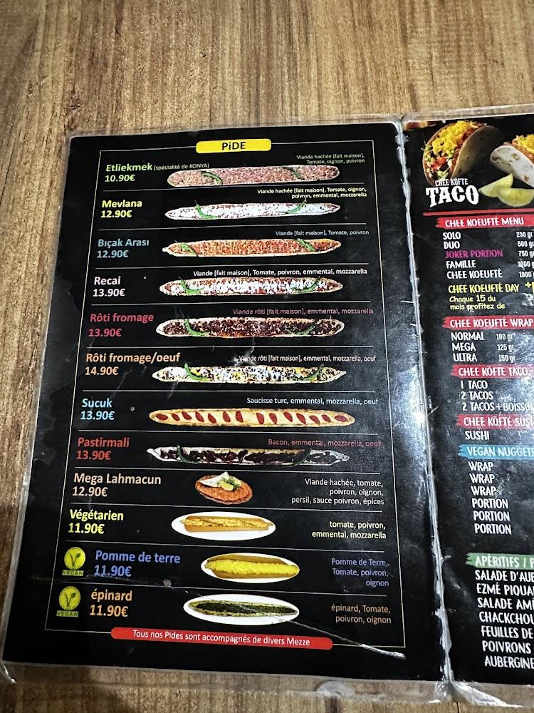 A la table de Mevlana : Konya Etliekmek - Menu Image 1